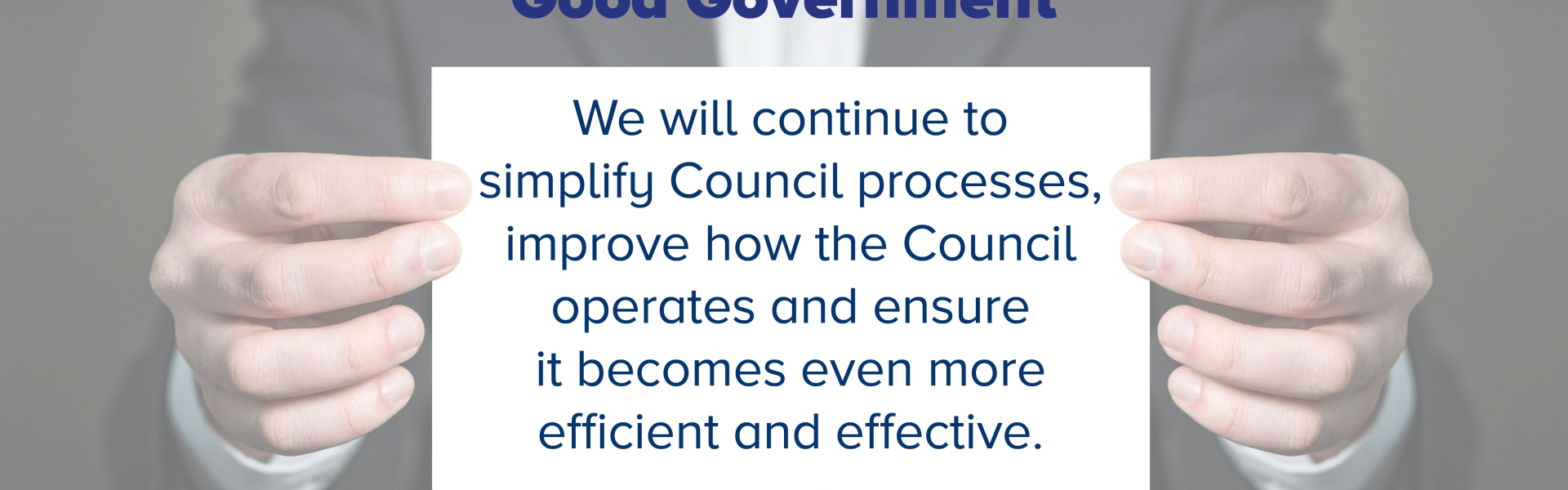 An efficient and effective Council 