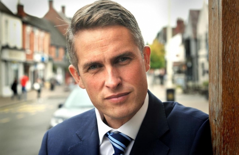 Dinner with The Rt. Hon. Gavin Williamson CBE MP