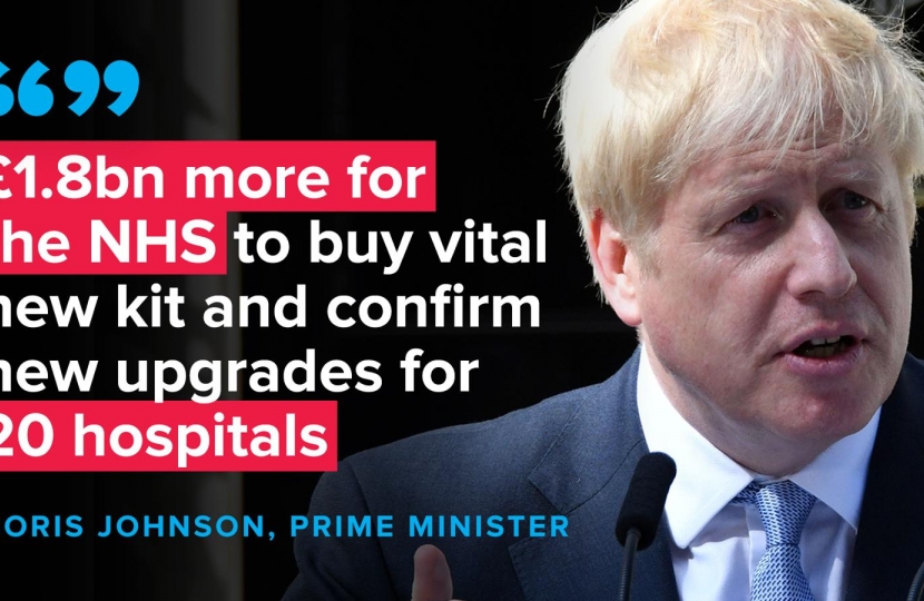 Huntingdon Conservative Boris Johnson Outstanding Hospital